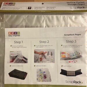 Totally Tiffany ScrapRack Vertical Pocket Storage Pages